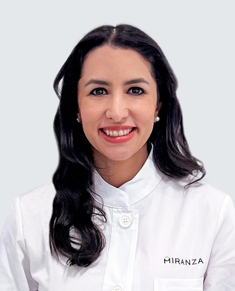 La doctora Marina Rodríguez Tirado, especialista en ojo seco en Miranza IOA y Miranza Ophthalteam