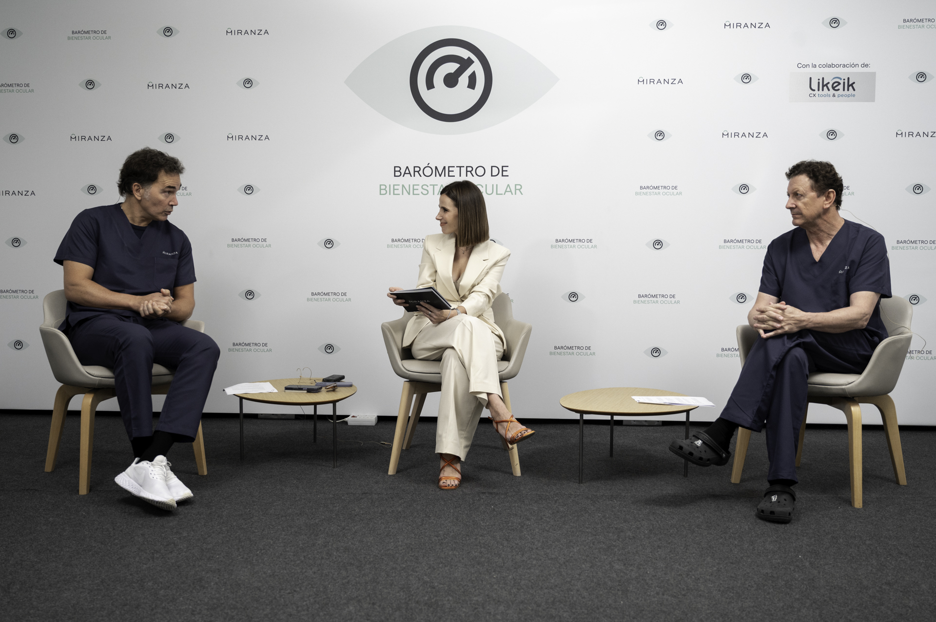 Mesa de especialistas durante la presentación del 6º Barómetro de Bienestar Ocular, octubre de 2026