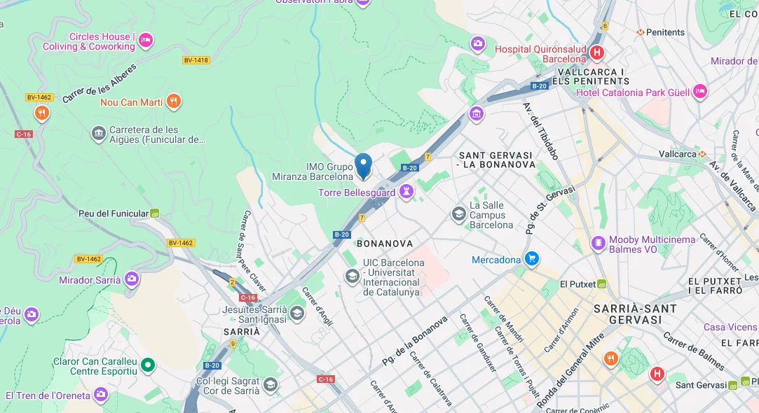 IMO Miranza Group Barcelona Map